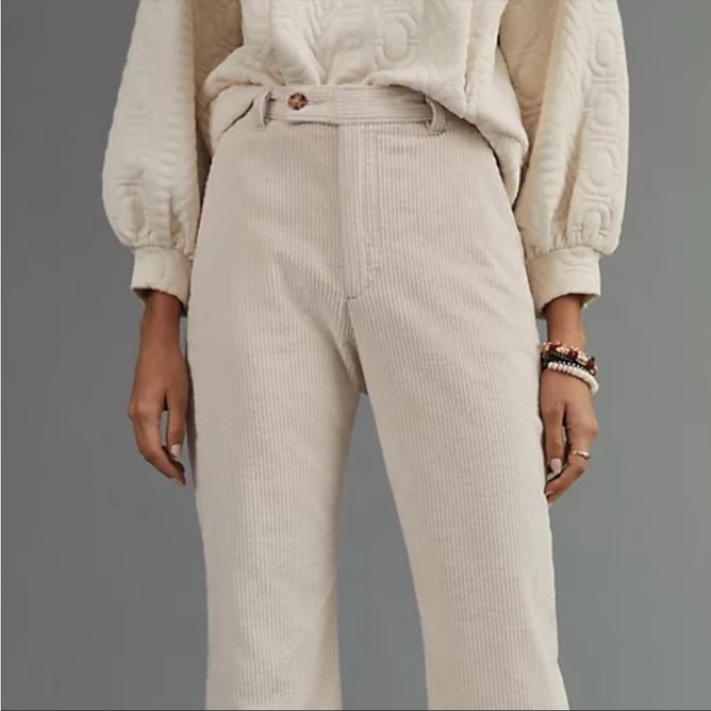 NWT Levi’s math club flared corduroy trousers pants 28 - Picture 2 of 12